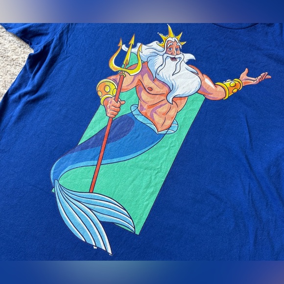 Disney King Triton Little Mermaid shirt - Picture 2 of 4